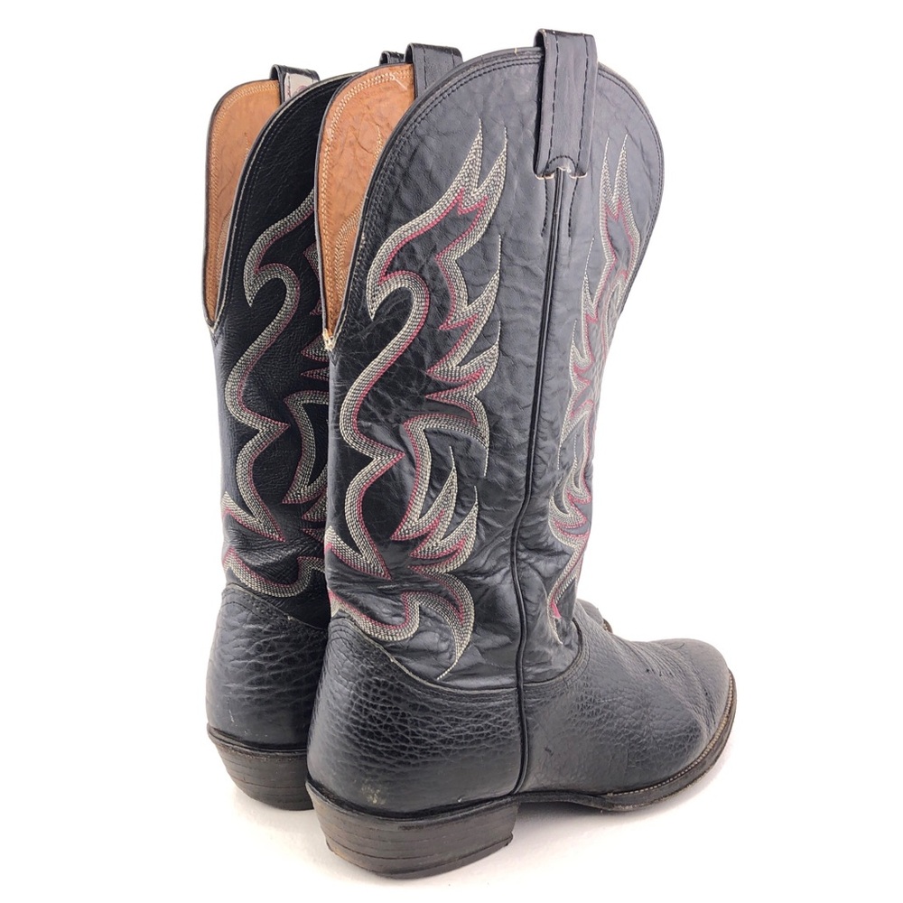 Nocona 817 Black Deertan Western Boots 10.5 E - Picture 5 of 16